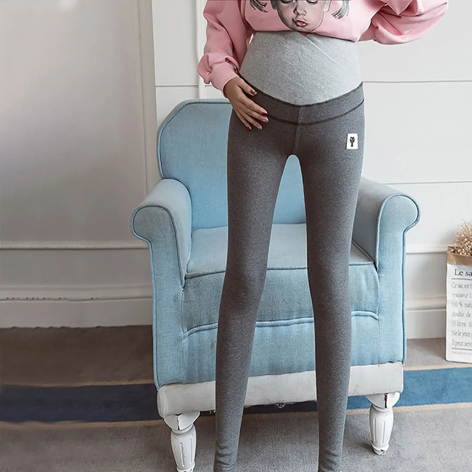 Adjustable Maternity Pants - # WOAA21410004-PRG
