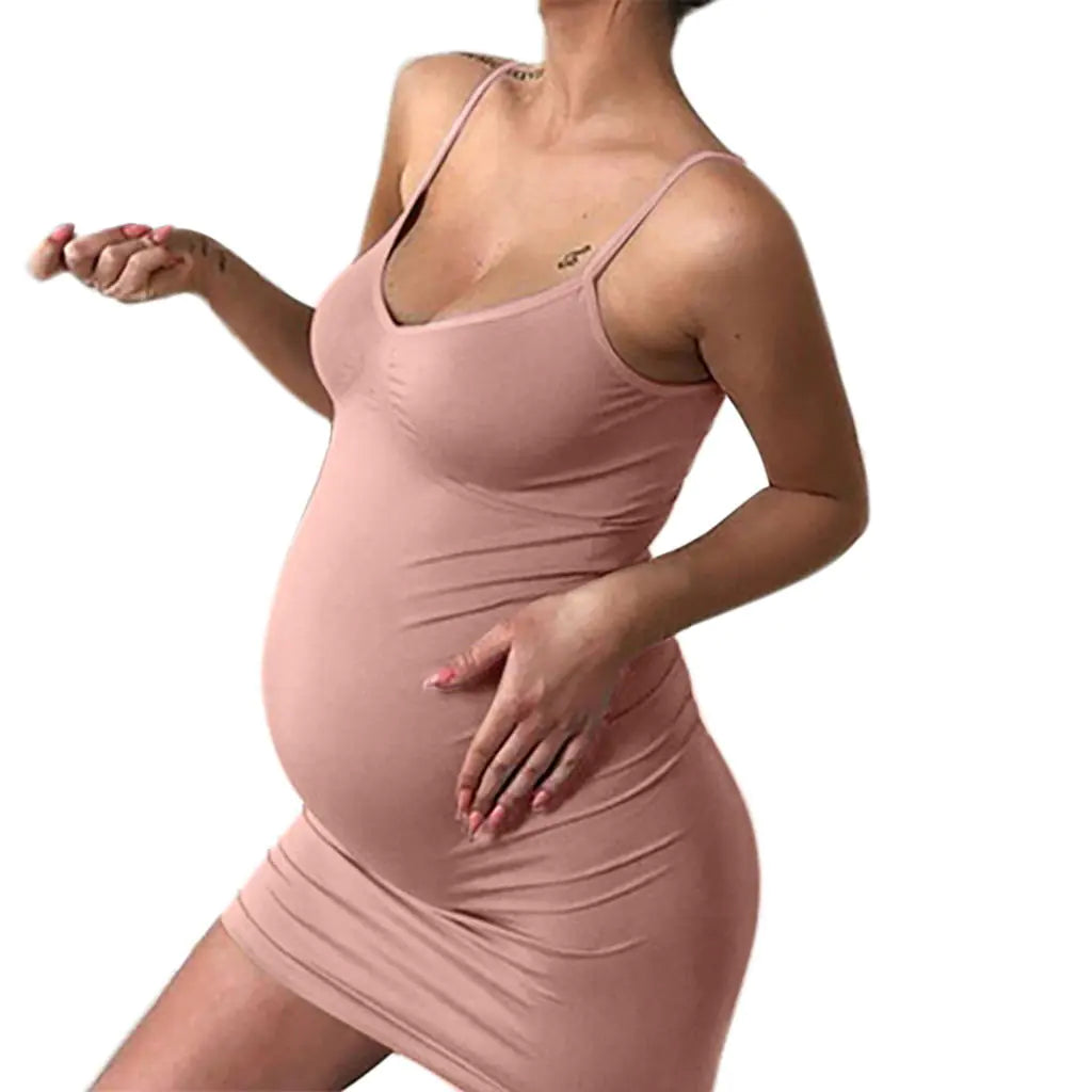 Maternity Dress, Casual Homewear Dress - # PRGTA11510016